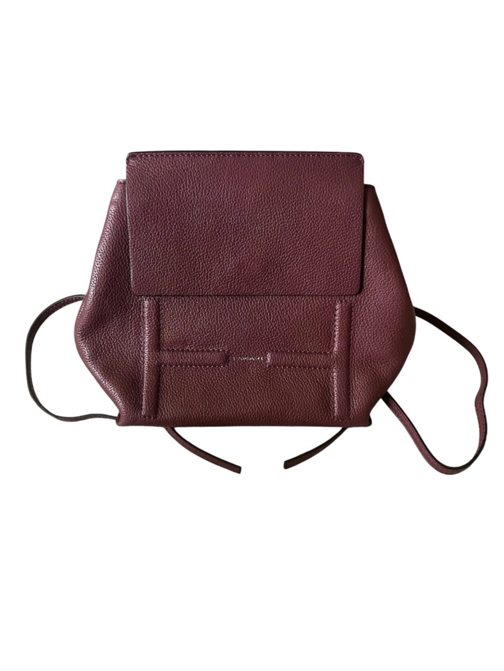Tahari Holly small backpack in burgundy leather